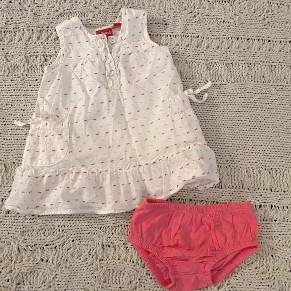 6-9 months Sprout dress and Carter’s bloomer set​ - Picture 1 of 4